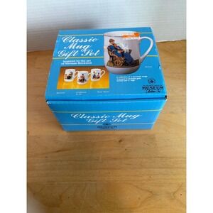 Vintage 1986 Norman Rockwell Classic Mug Gift Set